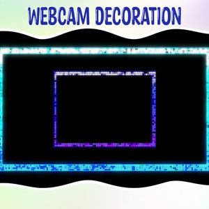 Twitch アニメーション カメラ オーバーレイ | アニメーション カメラ ボーダー | ドット デジタル | スパークル | ライト | オーバーレイ | アニメーション ピンキー ライト ウェブカメラ オーバーレイ