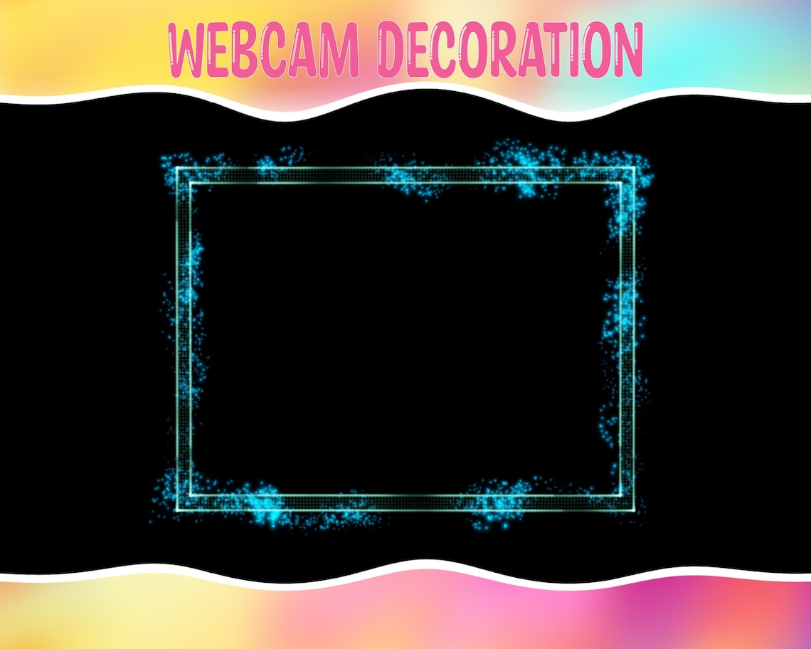 Twitch Animated Camera Overlay | ANIMATED Camera Border | Particles ...