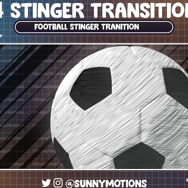 Soccer Stream Assets Etsy
