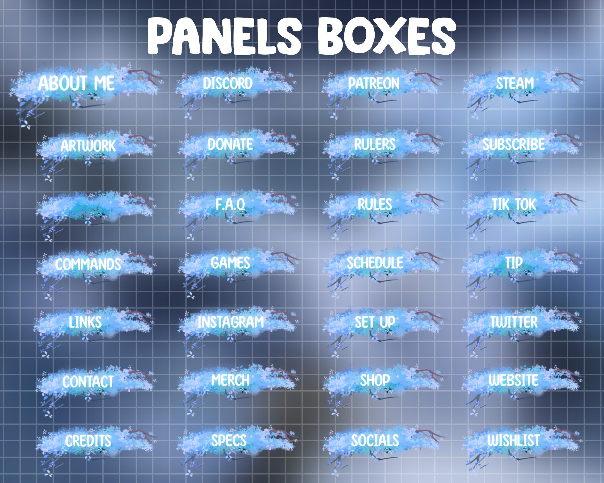 ANIMATED Twitch Stream Overlay Package / Magical Waterfall / - Etsy UK