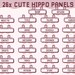ANIMATED Twitch Stream Package / Cute Brown Hippo Sparkle / Streamer ...