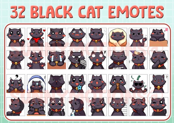 Angry Kitten Cat Face Emoticon - Emoji - Pin