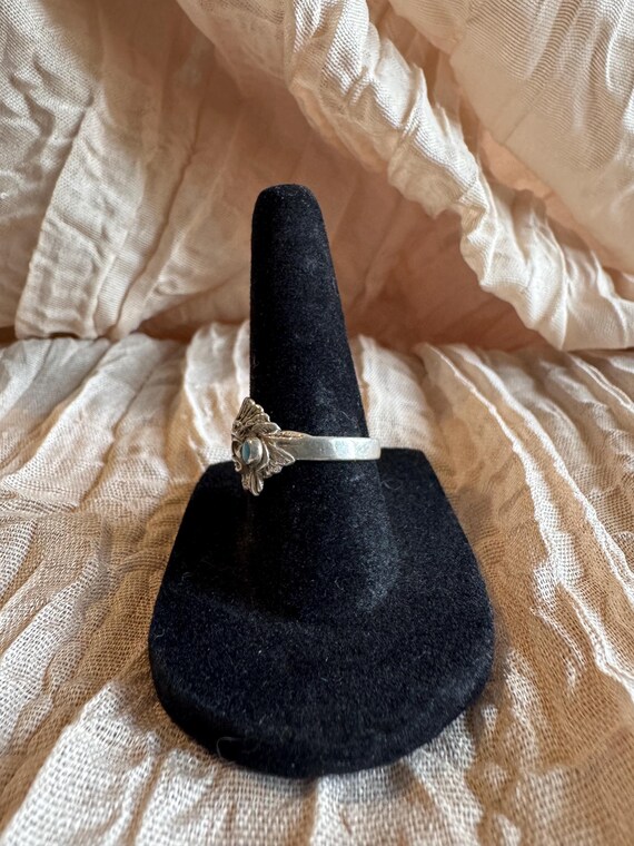 Native American Head Piece with two Turquoise Sto… - image 4