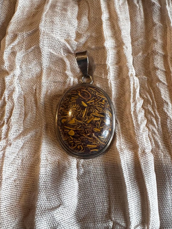 Mariam Jasper Sterling Silver Pendant