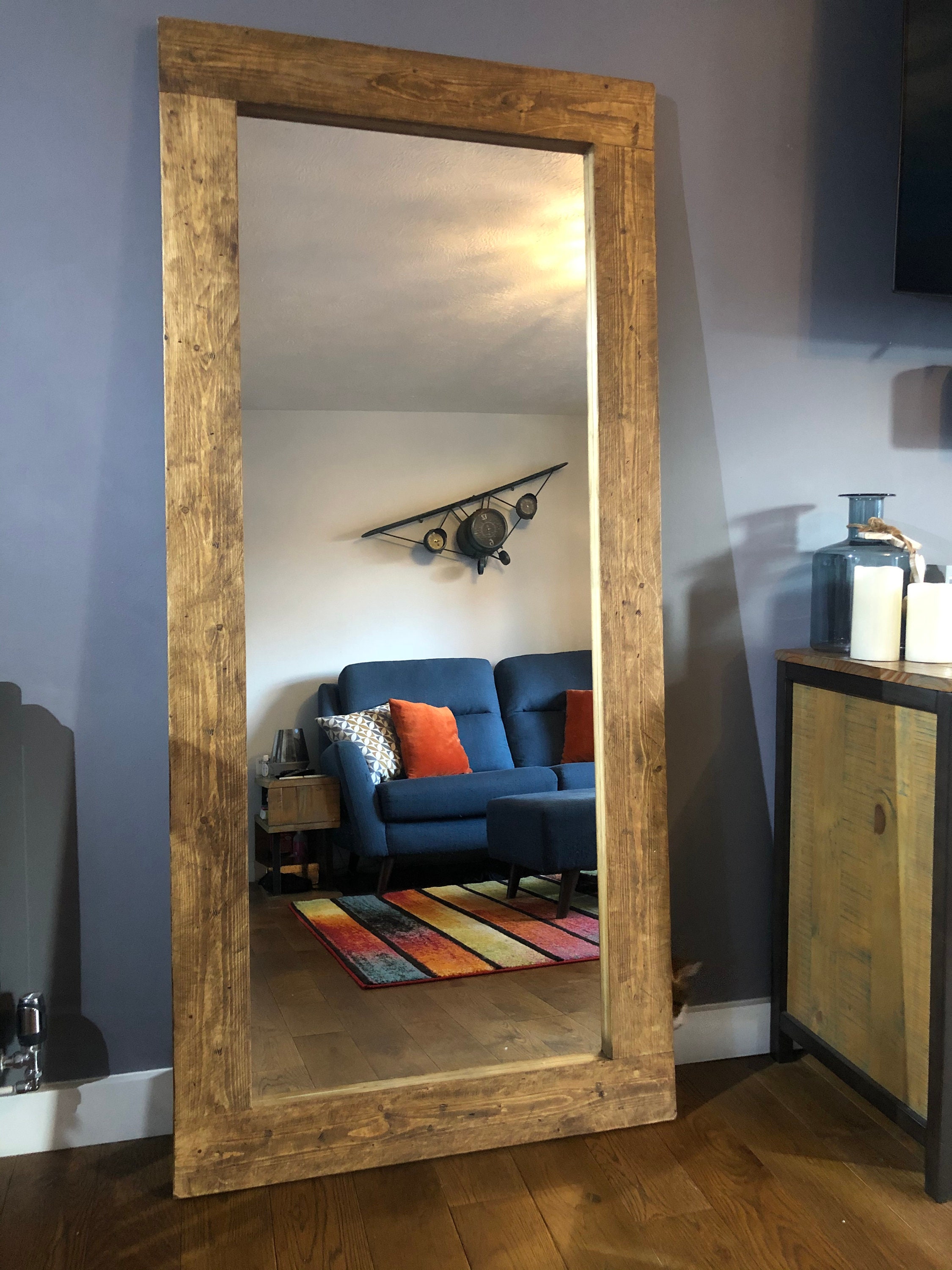 Rustic mirror Rustic full length mirror full length mirror Etsy