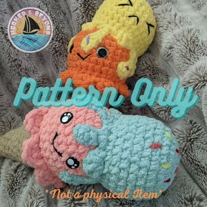 NUR MUSTER, Double Trouble Ice Cream Cone Amigurumi Muster, Ice Cream Cone Häkelmuster Nur, Sommer Häkelmuster
