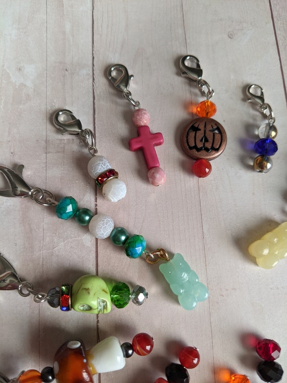 Custom Stitch Markers, Crochet Accessories Set of 4 - Etsy display picture 1