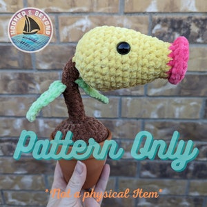 PATTERN ONLY, Sprouting Flower Pattern