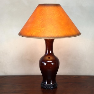 Lampada da tavolo a forma di palla in stile asiatico vintage (ST.302)