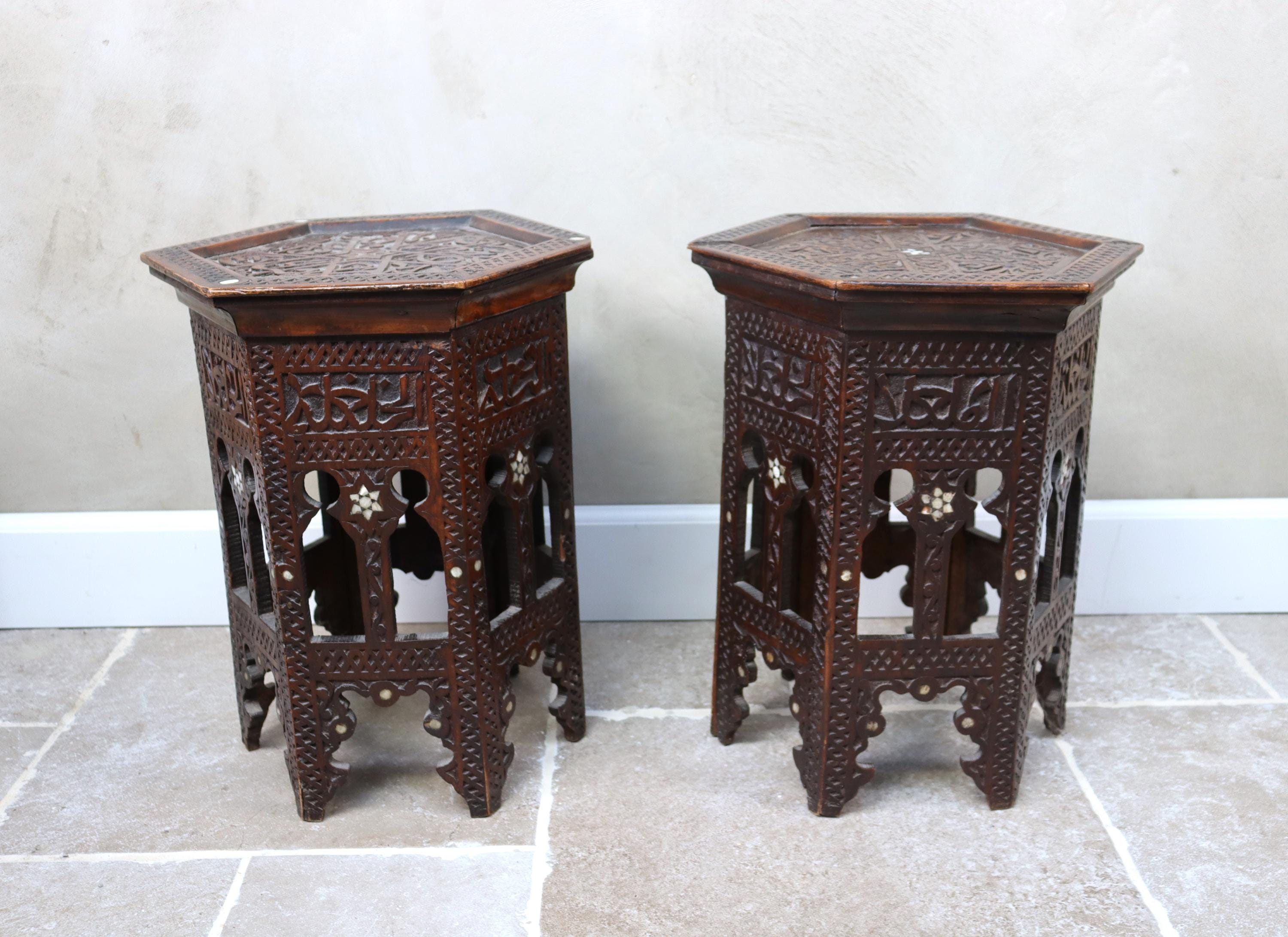 Octagonal Side Table - Etsy Canada