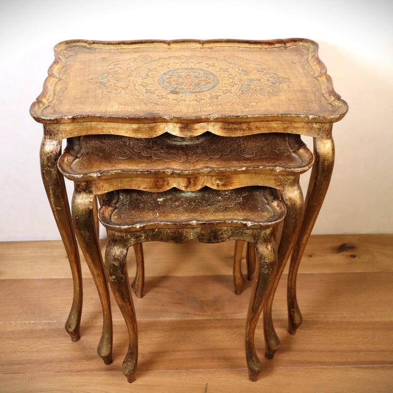 Florentine Nesting Tables - Etsy
