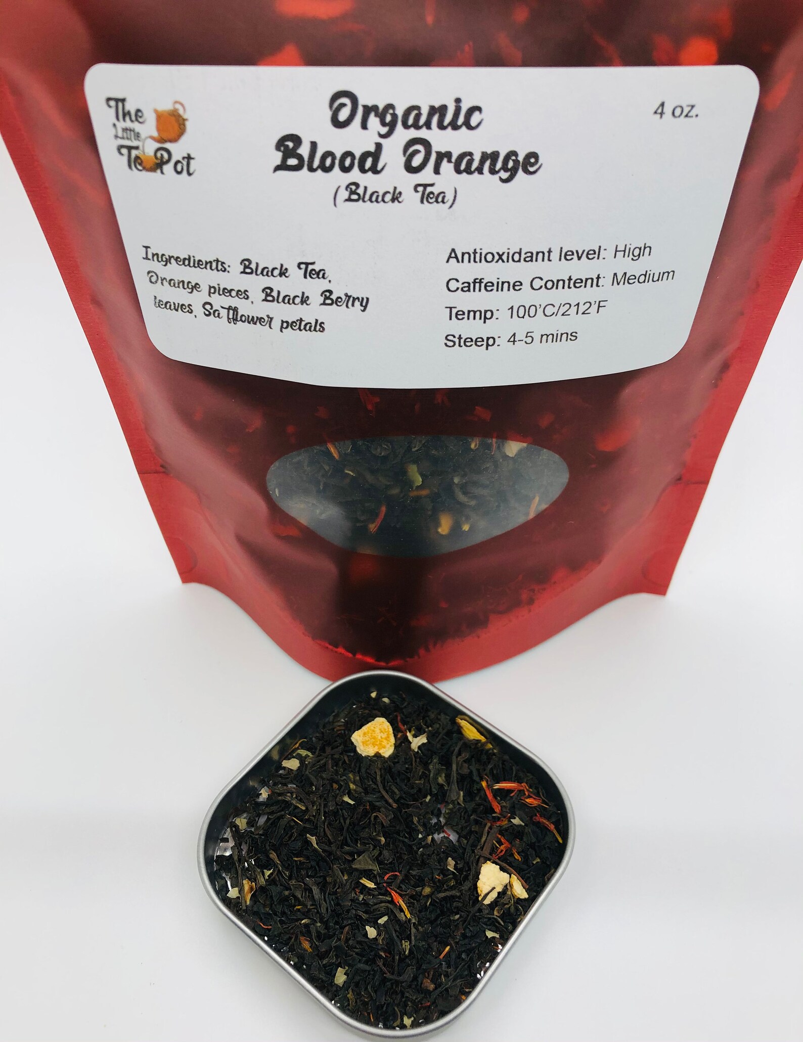 Blood Orange Loose Leaf Tea Organic Etsy