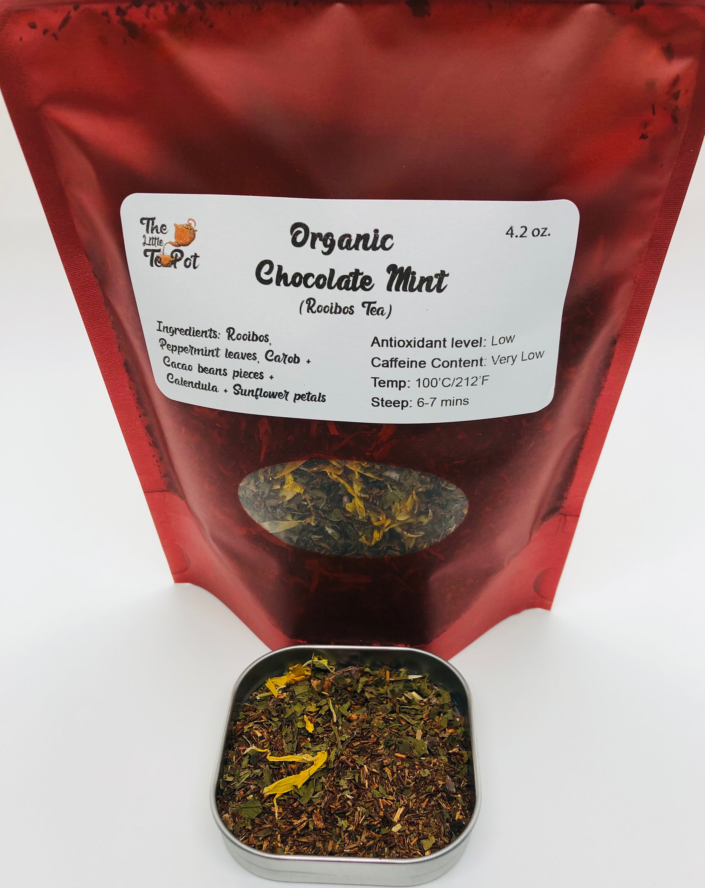 Chocolate Mint Rooibos Tea Etsy