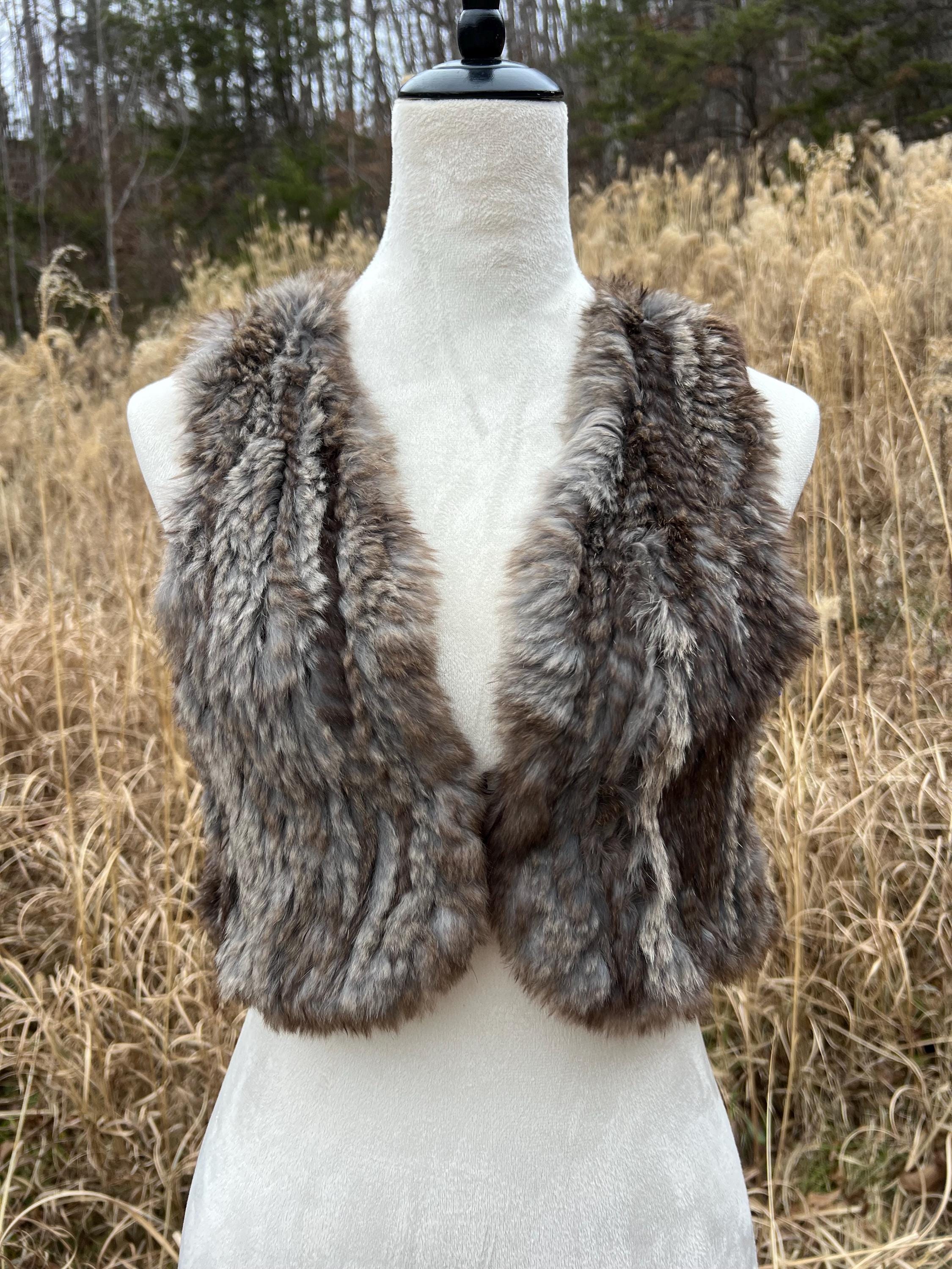 Vintage Rabbit Fur Vest