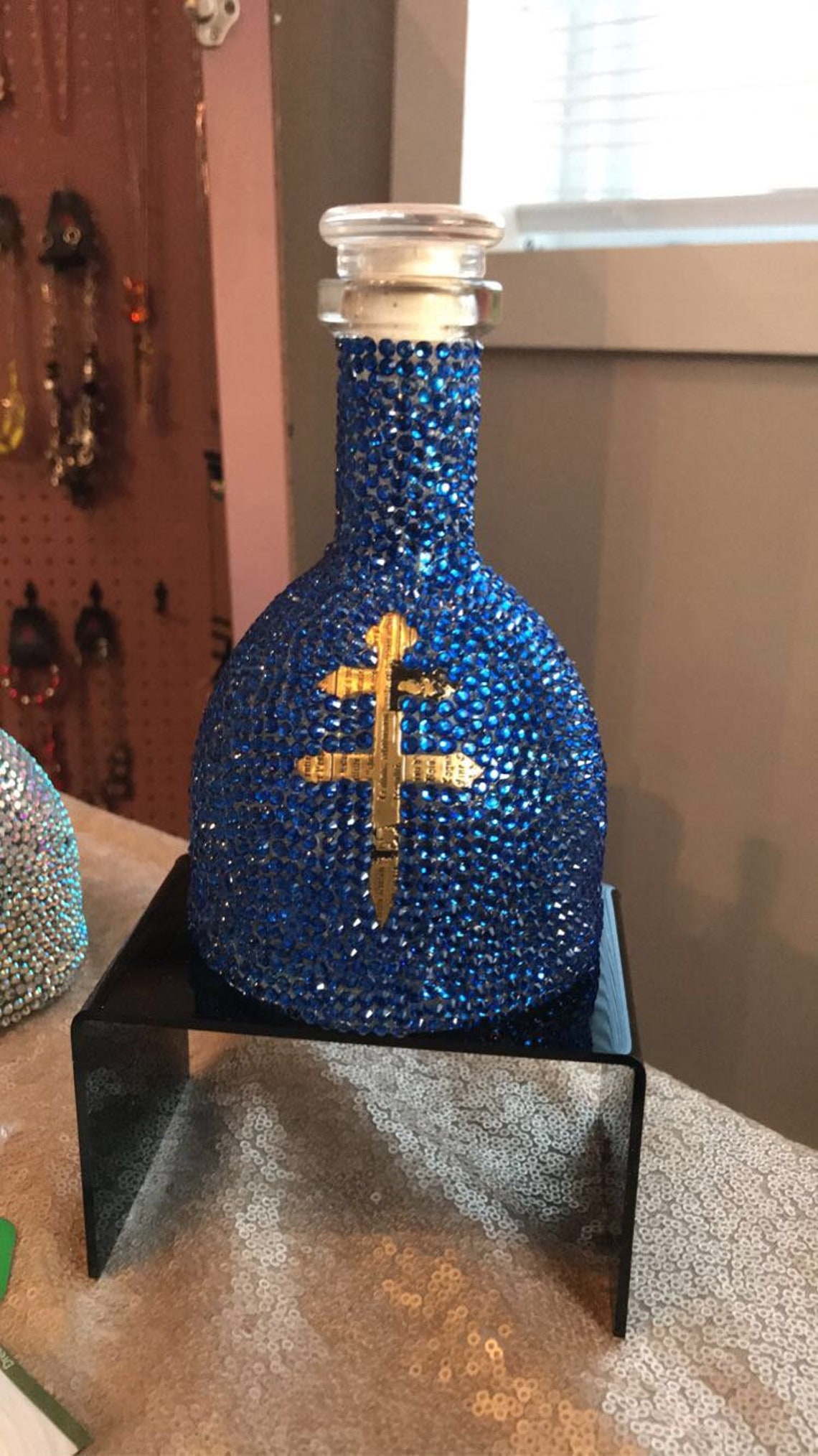 Blue Frosted Liquor Bottles at Virginia Powell blog
