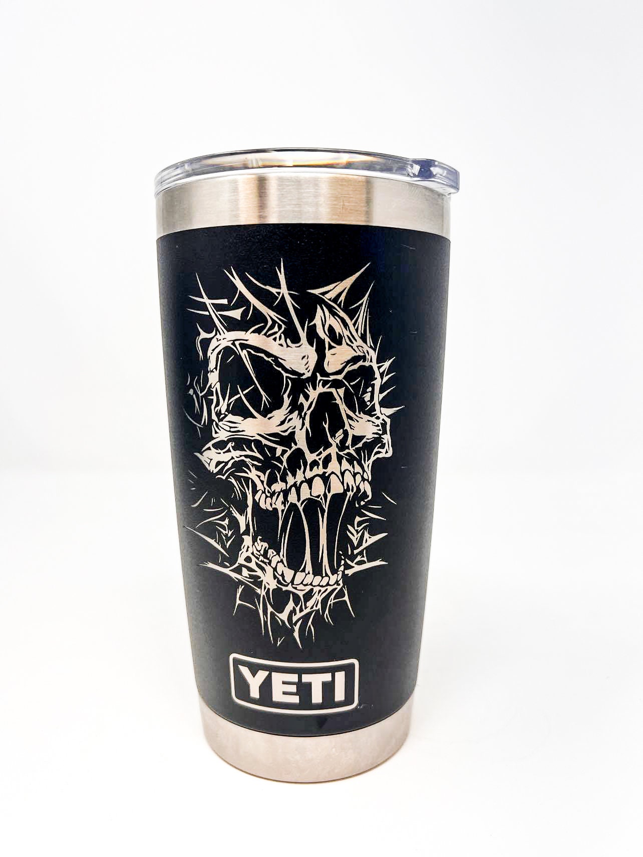 Skull Yeti Rambler Skull Tumbler Etsy