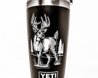 Whitetail Deer Yeti 30oz Tumbler Insulated Tumbler Gift for Him