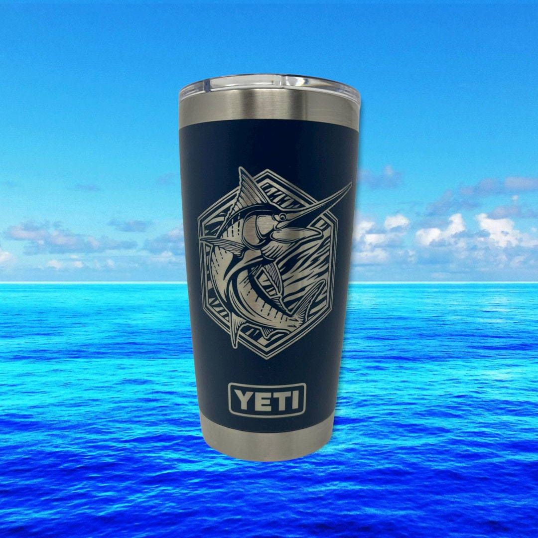 Marlin Fishing Yeti Rambler, Marlin Fishing Yeti, Fishing Yeti