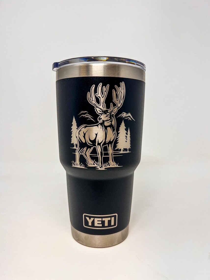 MDLO Branded Big Deer Fear Me 30oz Yeti Tumbler