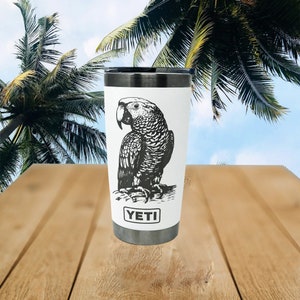 Parrot Yeti, Macaw Yeti, Tropical Yeti, Parrot Tumbler, Macaw Tumbler, Tropical Tumbler