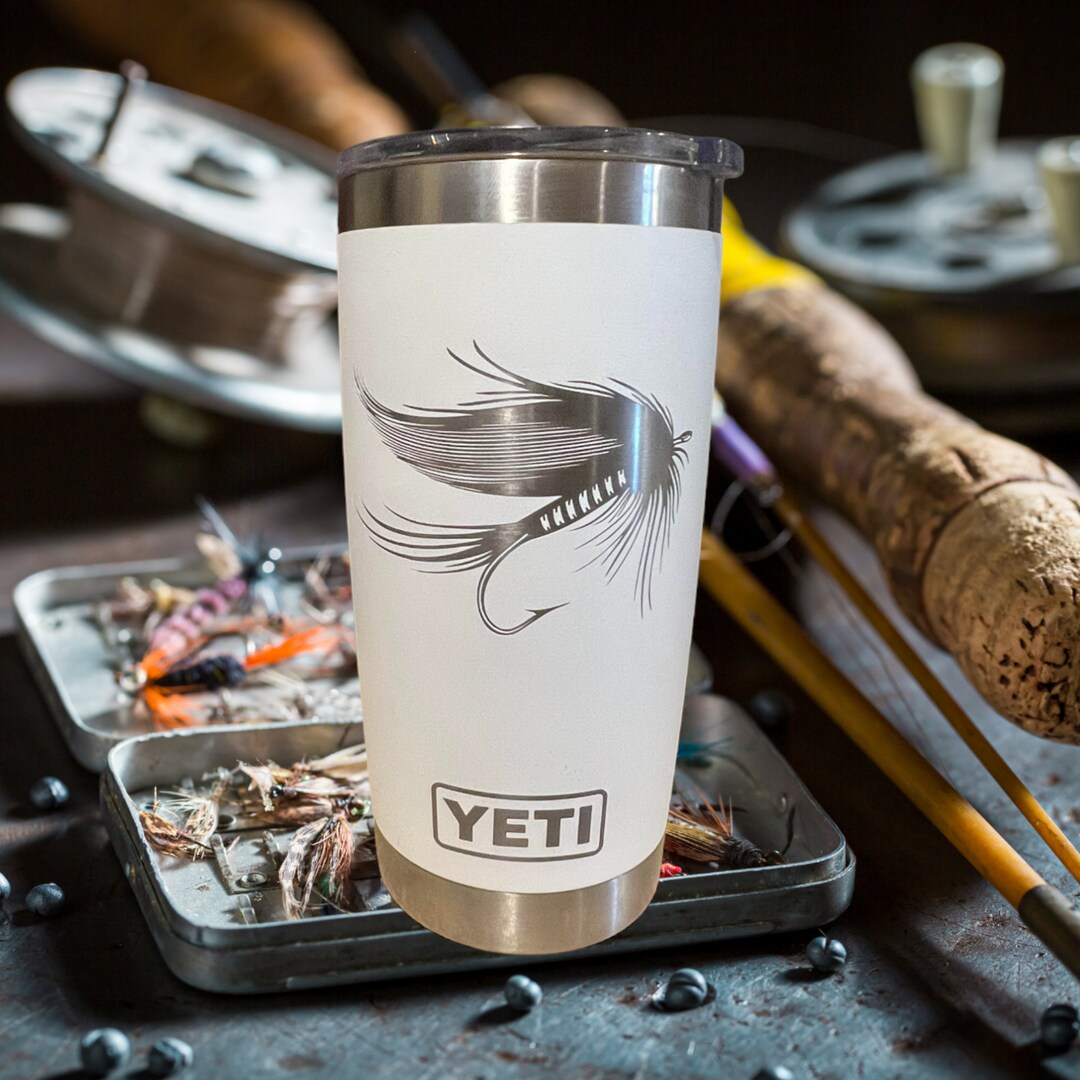 Fly Fishing Yeti, Fly Fishing Tumbler, Fly Fishing Cup, Fly Fishing Mug