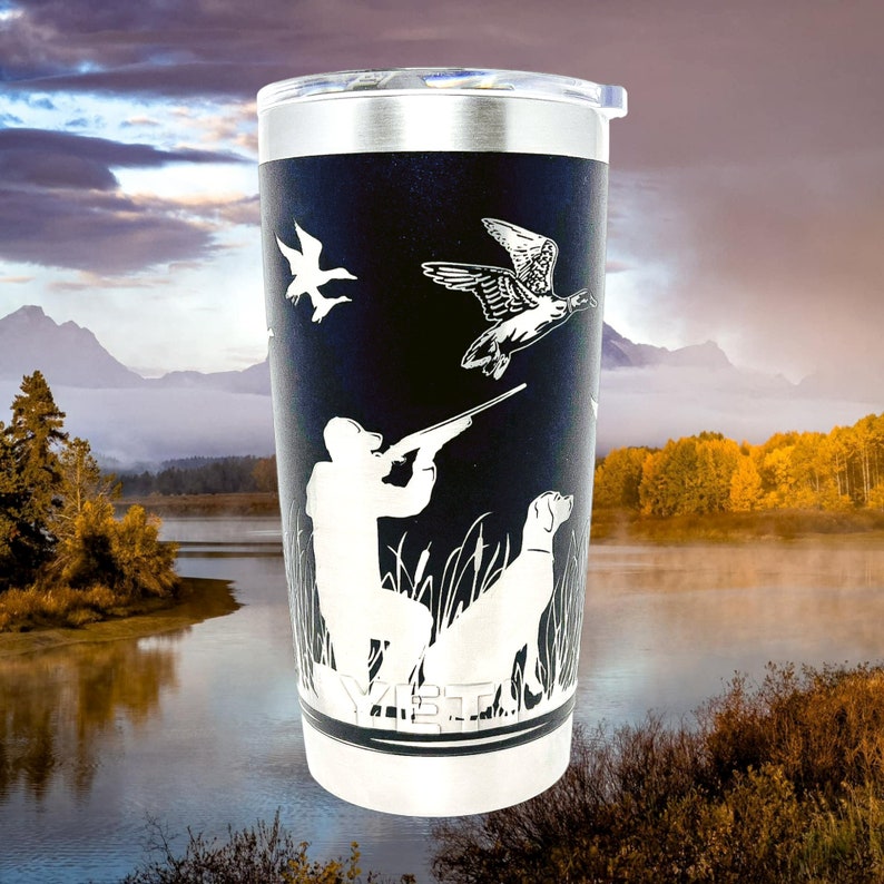 Duck Hunting Wrap Yeti Duck Hunting Wrap Tumbler Duck Etsy