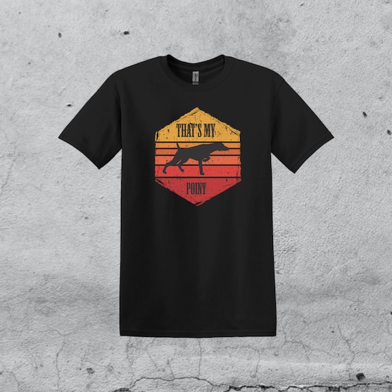 Distressed Retro Sun Sun German Shorthaired Pointer T-Shirt Distressed Retro Sun Sun German Shorthaired Pointer T-Shirt