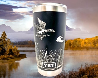 Duck Hunting Wrap Yeti, Duck Hunting Wrap Tumbler, Duck Tumbler, Duck Yeti