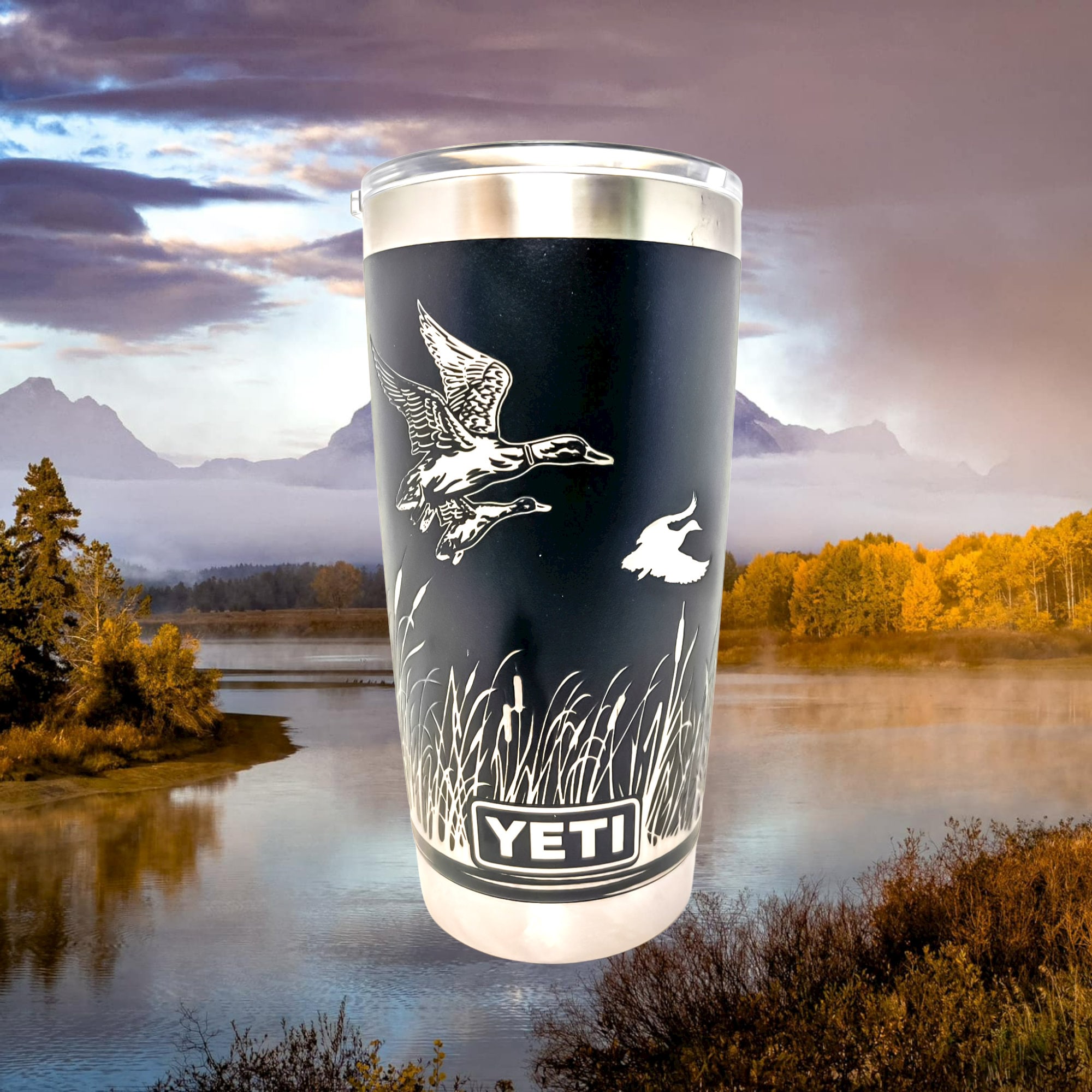 Skin Decal for Yeti 30 oz Rambler Tumbler / pink camo, camouflage –