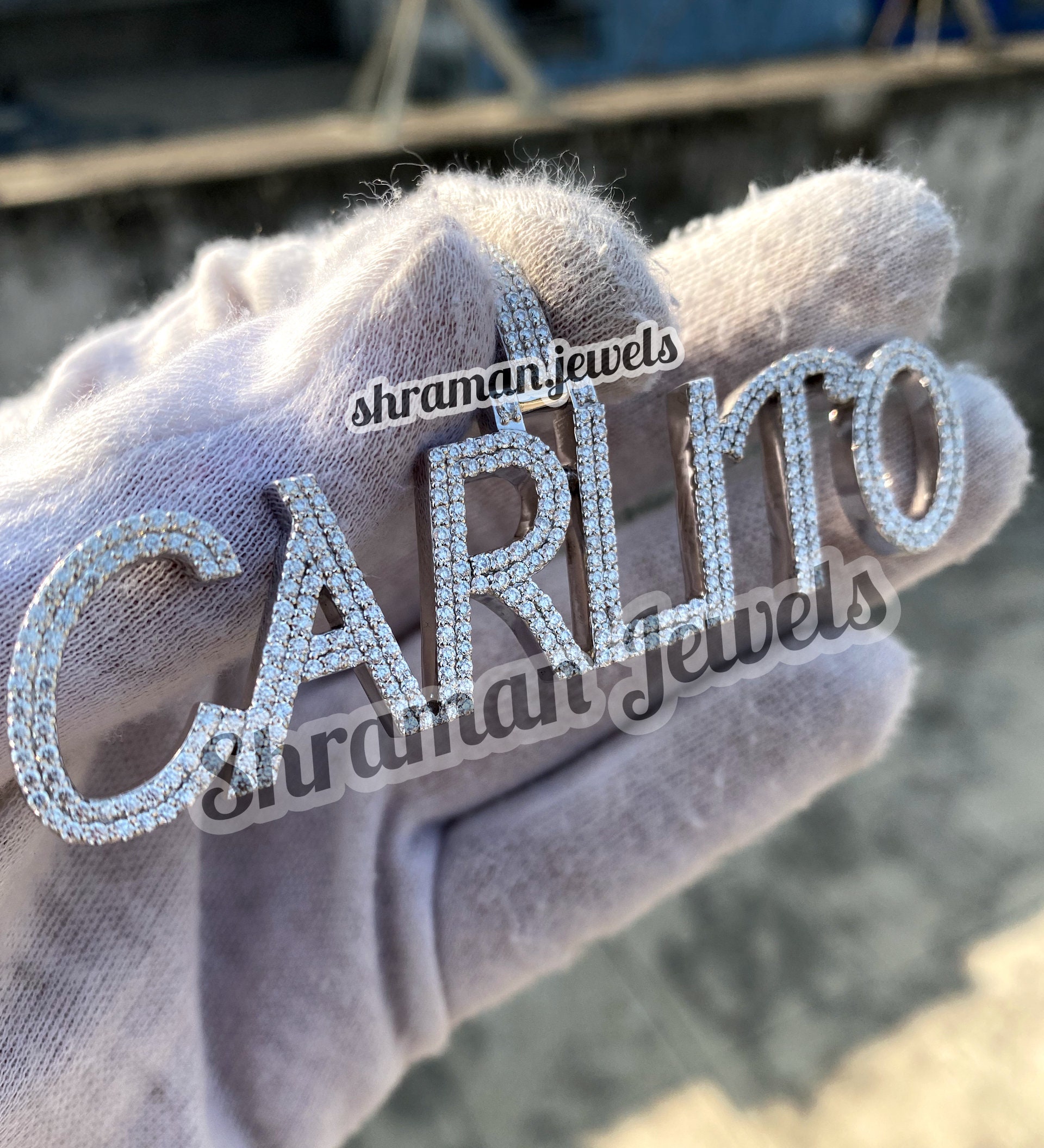 VVS Iced Out Pendant Custom Diamond 