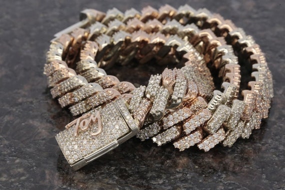 VVS Moissanite Miami Cuban Link Chain 