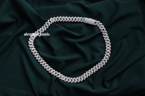 VVS Moissanite Diamond Miami Cuban Link 