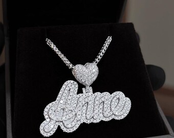 Custom Hand Made Initial Letter Pendant 