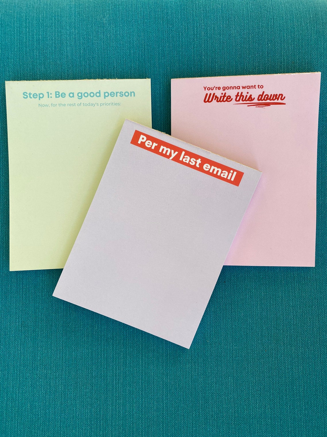 Funny Work Notepad Write This Down Etsy