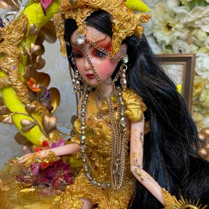 Golden Goddess  Custom Doll/OOAK - Jing Liang - Golden Doll