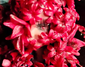 Klątwa kwitnących kwiatów Ooakdoll inspirowana Silent Hill f