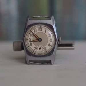1940-50's Swiss  Art Deco    watch - not working, for spares, repair