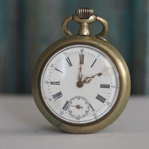 Antique Key Winding Pocket Watch Not Working Etsy