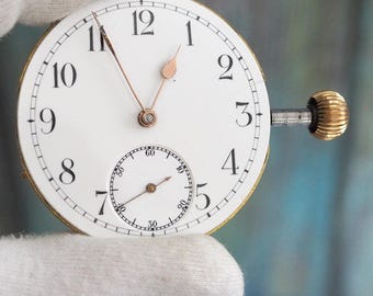 Movimiento de bolsillo suizo de alta calidad: esfera de 43 mm, movimiento mecánico de 40 mm