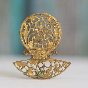 1800&#39;s Antique verge fusee   pocket watch   gold plated brass plate - DIY Jewelry projects
