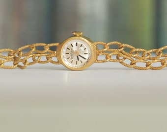 PALLAS ADORA tiny Vintage German mechanical wind up bracelet Watch - mint condition, unused, NOS