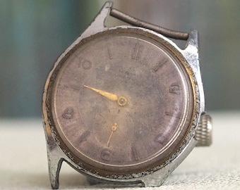 Vintage Zwitsers mechanisch horloge - niet werkende staat, reserveonderdelen voor mechanische horloges, mechanische levering