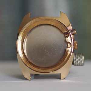 Vintage German watch case , mint, nos, unused, gold plated