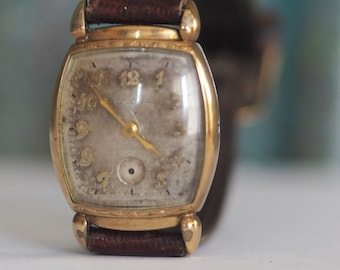 BULOVA Watch Co. U.S.A- Art Deco    mechanical watch  BULOVA   - not working , mechanical watch spares watch parts, mechanical supply