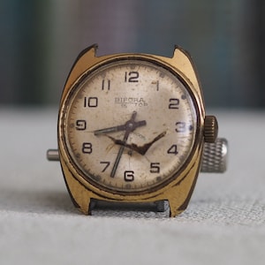 German  mechanical wind up  watch BIFORA  - working condition, mechanical watch spares watch parts, mechanical supply, scrap gold