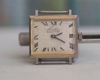 Vintage  Swiss  mechanical watch Aretta- not working condition, mechanical watch spares watch parts, mechanical supply