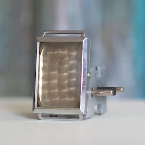 Vintage German Art Deco watch case  , mint, nos, unused  1940's-50's Tank watch case