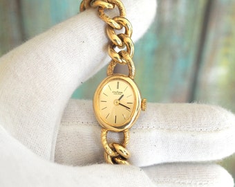 PALLAS ADORA tiny Vintage German mechanical wind up bracelet Watch - mint condition, unused, NOS