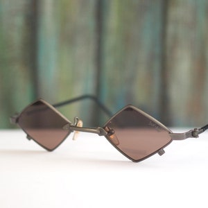Vintage  geometric Sunglasses, made in Italy