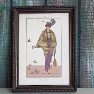 Costumes parisiens. ,  wooden frame, antique, excellent quality